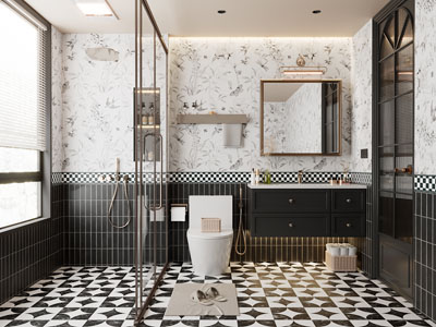 法式卫浴间 洗手间