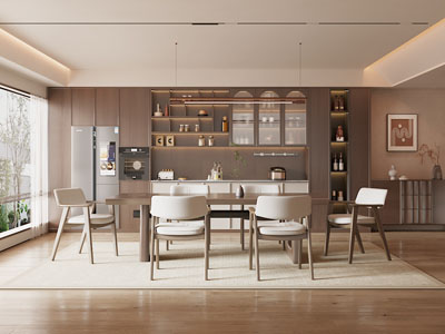 现代中古风餐厅