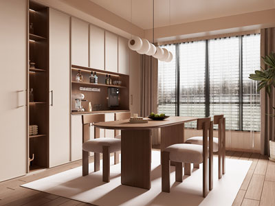 现代中古风餐厅