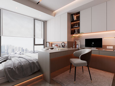 现代榻榻米卧室