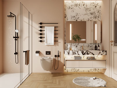 现代卫浴间 洗手间