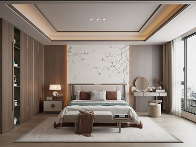 新中式卧室
