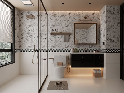 现代卫浴间 洗手间