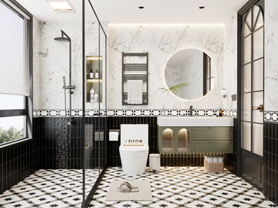 法式卫浴间 洗手间