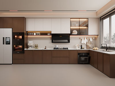 现代中古风厨房