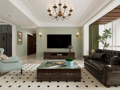 美式客厅
