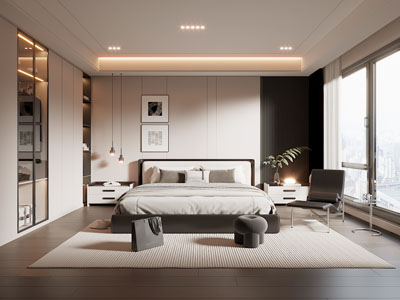 现代卧室
