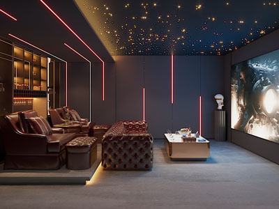 现代视听室 影音室