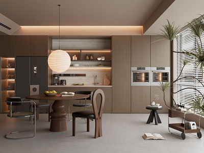 现代中古风餐厅