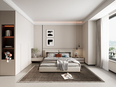 现代卧室