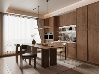 现代中古风餐厅