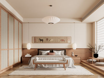 新中式中古风卧室