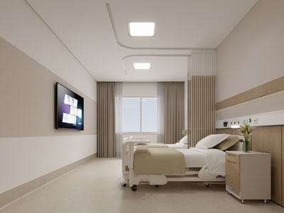 现代医院病房3d模型 现代医院病房