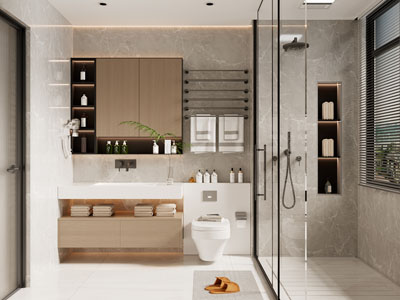 现代卫浴间 洗手间