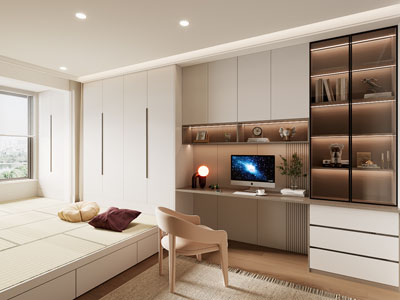 现代榻榻米卧室