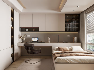 现代榻榻米卧室