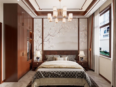 新中式卧室