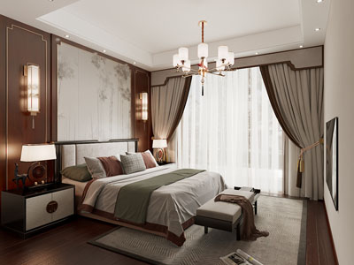 新中式卧室