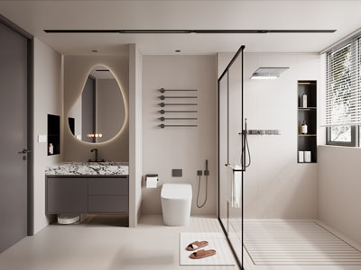 现代卫浴间 洗手间