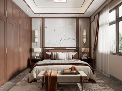 新中式卧室