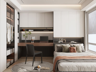 现代榻榻米卧室