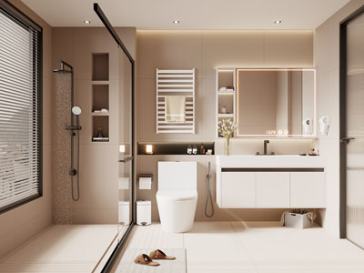 现代卫浴间 洗手间