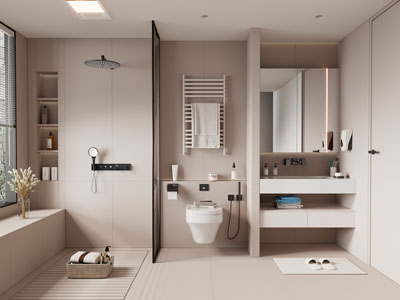 现代卫浴间 洗手间