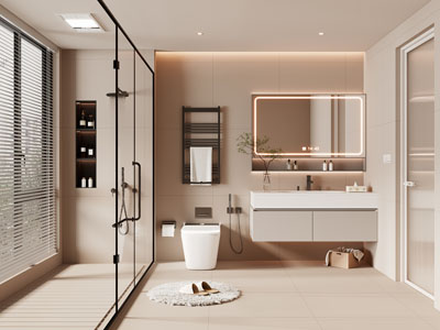 现代卫浴间 洗手间