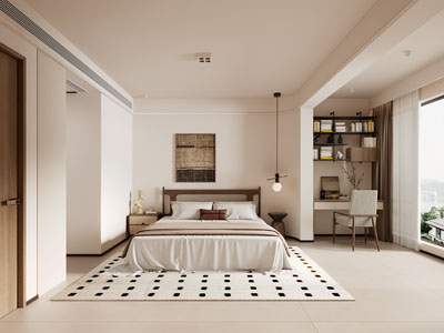 现代中古风卧室