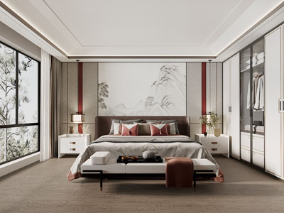 新中式卧室
