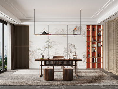 新中式书房