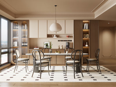 现代中古风餐厅