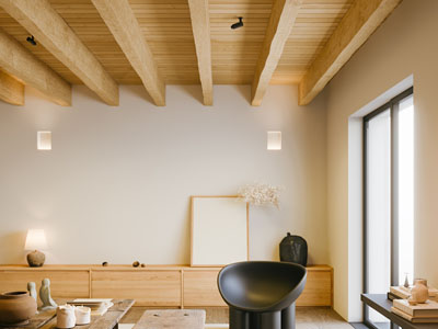 侘寂风中古客厅