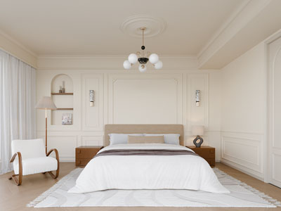 法式奶油风卧室