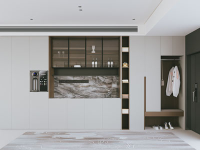 现代玄关鞋柜