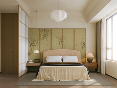 新中式中古风卧室