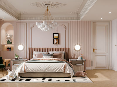 法式轻奢卧室