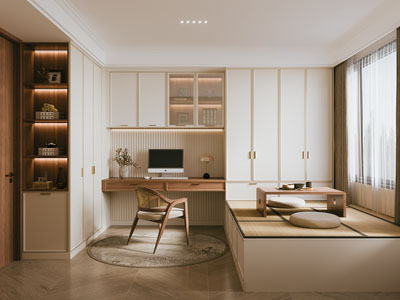 新中式榻榻米卧室