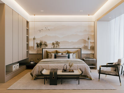 新中式卧室