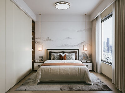 新中式卧室