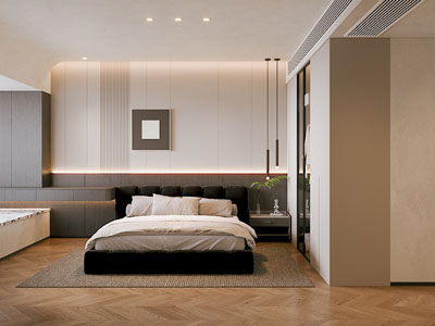 现代卧室