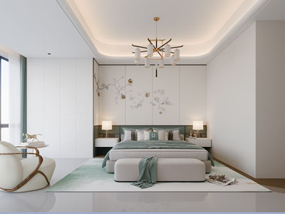 新中式卧室