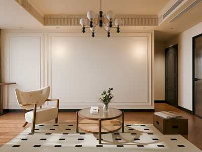 法式轻奢客厅 休闲椅子 茶几