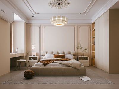 法式奶油风卧室