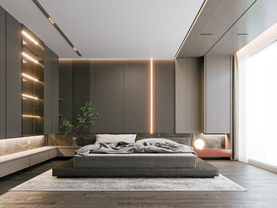 现代卧室