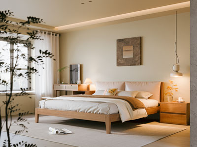 现代奶油风卧室