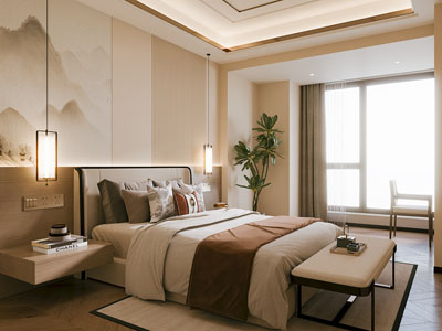 新中式卧室