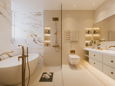 现代轻奢卫浴间 洗手间