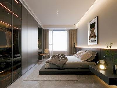 现代卧室