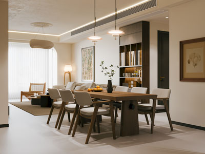 现代中古风餐厅